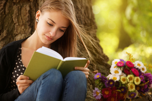 girl reading