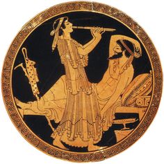 An ancient Greek depiction of Kalypso